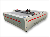 Oscillating knife cutting machine for cardboard/carton box/corrugated board