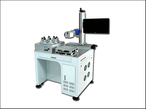 Plastic led bulb fiber laser marking machine