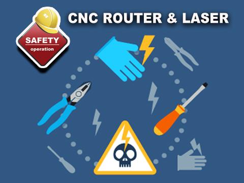 Points for safe operation of cnc laser cutter machine