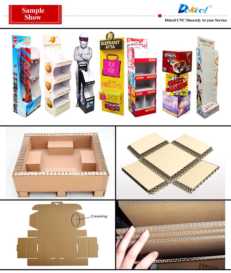 Cardboard Cutting Machine | Corrugated Board Stand Display CNC ...