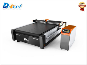 Multilayer fiberglass and carbon fiber fabric blade cutting machine