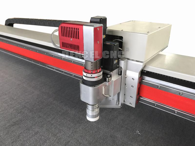 Dekcel CNC ® PVC foam fabric digital auto feeding oscillating knife