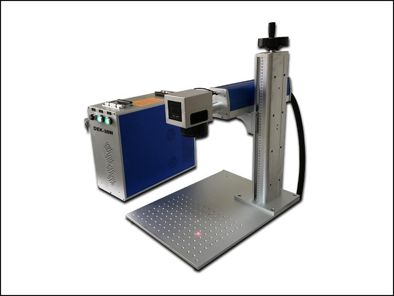 Dekcel CNC ® Handheld IPG, Raycus 30w fiber metal copper aluminium laser cutting machine