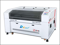 CCD visual fabric logo trademark label cnc laser cutter machine