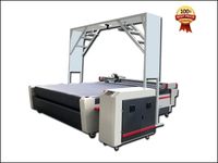 CCD camera flooring mat carpet rugs oscillation knife cnc cutting plotter machine