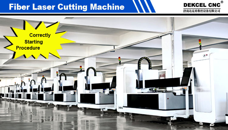 Correctly Starting !!! SS Metal Fiber Laser Cutter Machine 