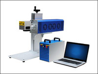 Portable co2 laser marking machine for nonmetal material
